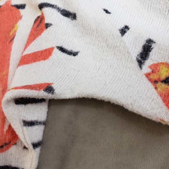 Arden B Poppy Striped 3/4 sleeve resort top Womens - Picture 7 of 14